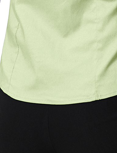Ne People Womens Essential Basic Everyday Work Office Tailored Sleeveless Button Down Daily Shirts (S-3Xl) Mintgreen #TOP5