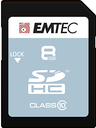 Preisvergleich Produktbild EMTEC Classic 8GB SDHC Klasse 10 Speicherkarte, ECMSD8GHC10CG