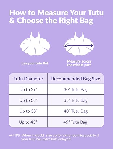 Professional Dance Pancake Tutu Bag 40-inch