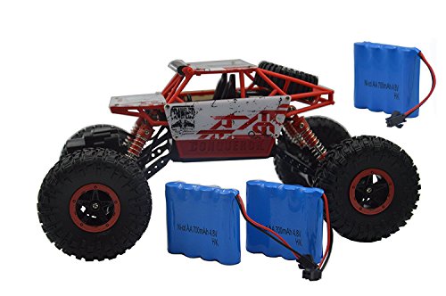 Blomiky C181 1:18 Scale 4WD High Speed Red Toy RC Cars Electric Buggy Hobby Off-Road RC Truck Vehicle Extra 2 Battery C181 Red