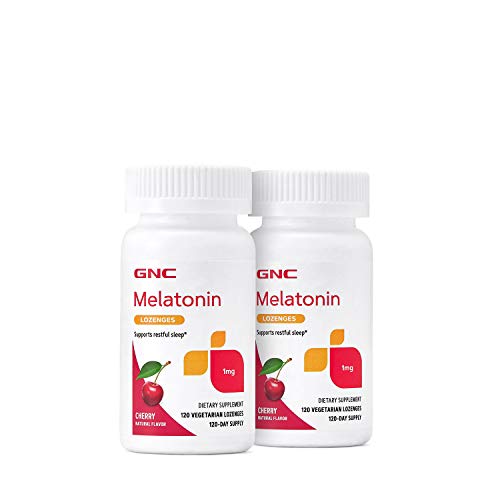GNC GNC Melatonin Lozenges 1 mg - Cherry - Twin Pack