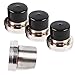 Stainless Steel Boat Trailer Bearing Protectors,2.717-inch Bearing Protectors with Rounded Edge Precise Hole Positions and Threads,4pcs Wheel Hub Bearing Protectors for Trailers,Boats,Motorcycles,Cars