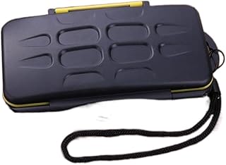 Slots Memory Card Case Multi-Grid 12 Slot Waterproof Storage Saving Deposit Card Box Holder Shock-Proof Memory Cards Case Pin Storage Box Case Holder Water-Resistant Card Case