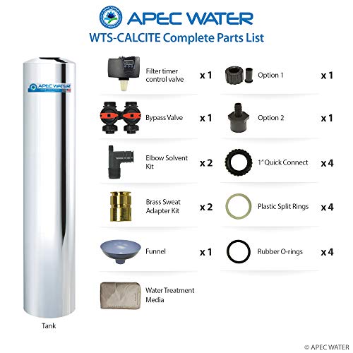 APEC Water Systems WTS-CALCITE-10 Whole House Water Filter System for Low-ph, Acid Neutralizer