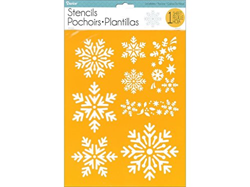 Darice Stencil 8.5x11 Snowflakes