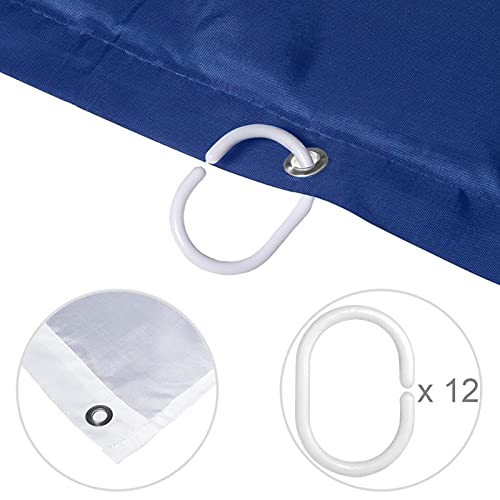 Rideau de douche sans odeur chimique Moon Day pour baignoire saine - 5