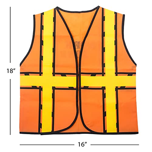 Tigerdoe Construction Costume For Kids - Construction Hat And Costume Vest - Dress Up Accessories For Children (Construction Hat And Vest Costume) #TOP5