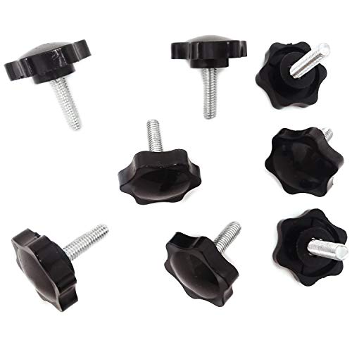 Honbay 8PCS M6x20mm Hand Knob Tightening Screw Knob Quick Removal Clamping Screw Knob