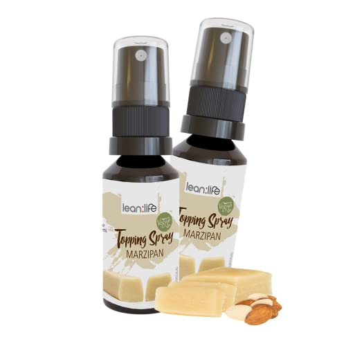 Lean:Life Topping Spray - Aroma Spray - Flavour Splash - Back Topping - vegan, zuckerfrei, glutenfrei, aspartamfrei - Made in Germany (Marzipan) Cover