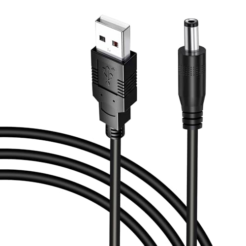 USB to DC 5.5x2.1mm Power Cord Magnetic Wireless Backup Camera, WiFi Reverse Cameras, CCTV, Router - Exclusive Power Cable, 1.64FT/0.5M