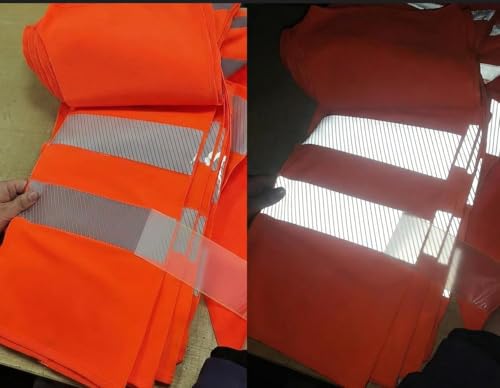 2 " Safetyシルバー反射Iron onファブリックClothingテープストライプ熱転送ビニールフィルムm02 2" x 33ft M02