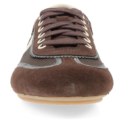 Image of Dansko Milana Slip-On Sneakerina Flats for Women - Sneaker-Inspired Ballet Shoe with Built-in Wedge and Arch Support - Lightweight Rubber Outsole - Leather and Mesh