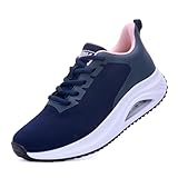 JOYFON Womens Walking Sneakers for Plantar Fasciitis Arch Support Tennis Orthotic Shoes Women Comfortable Gym Sports Nurse Shoe NavyPink Size 9