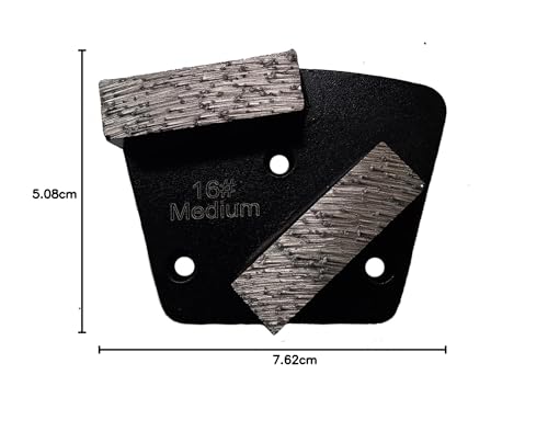 Disques de meulage diamant trapézoïdal pour ponceuse de sol béton