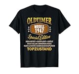 Perfekte Überraschung zum Geburtstag, Weihnachten oder Vatertag. Einzigartig und legendär seit Jahrgang 1947. 75 Jahre alt wird man nur einmal im Jahr. Lustiger Aufdruck, für Kollegen, Vater und Mutter. Auch für den Schwiegervater garantiert ein Lacher.