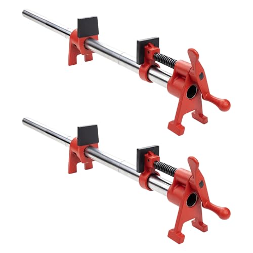 DEEFIINE 2-Pack 40 Inch Pipe Style Bar Clamps for Woodworking Gluing