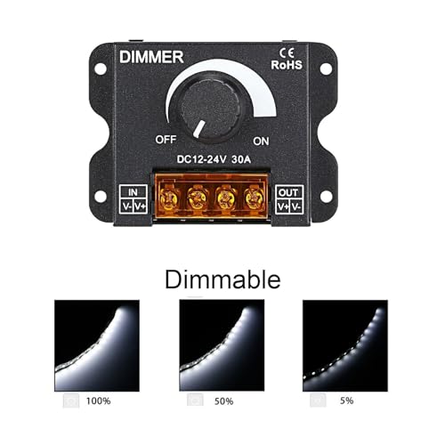 Controlador LED monocolor de alta capacidad 30 A para rótulos y barras 3