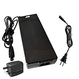 MAQLKC Cargador de batería para Inmotion V8 / V8F Auto-Equilibrio eléctrico 84V 2.5A Adaptador de Corriente Accesorios Negro (Dedicado Cargador),UK