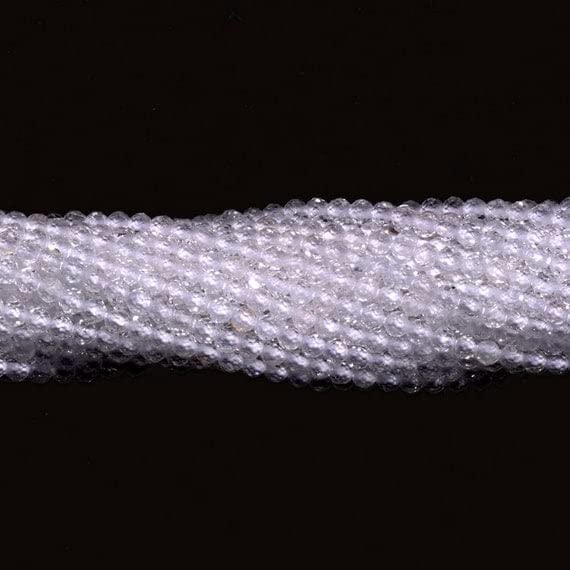 Perles en pierre gemme blanche LKBEADS pour éviter les bijoux ternes avec leur éclat 2mm