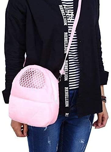Image of Litewoo Sugar Glider Carrier Travel Bag, Breathable Portable Pouch (Pink)