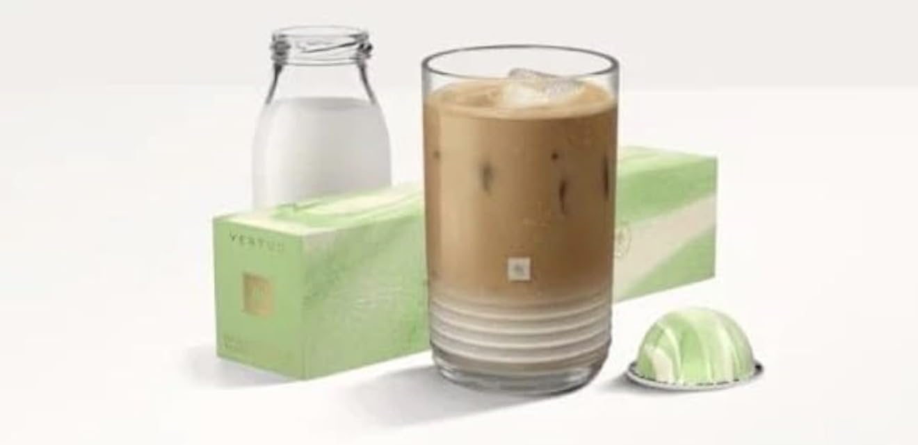 Vertuo Compatible Pistachio Vanilla Flavor Over Ice Coffee Pods, Limited Edition, 10 Count