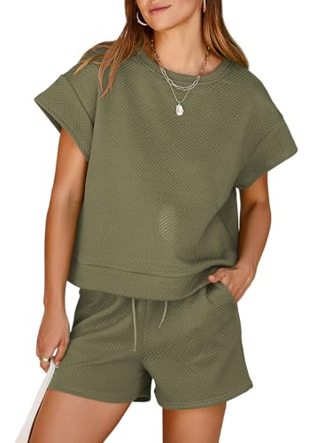 Dokotoo Lounge Sets for Women Comfy Summer Two Piece Set