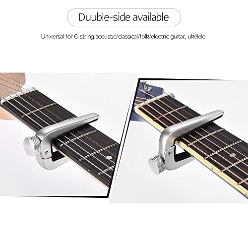 EXENXA Accueil Instrument de Musique Capodastre Universel Haut de Gamme pour Guitare Acoustique/Classique/Folk… - Les Beatles, Paul McCartney, John Lennon, RIngo Starr, George Harrison EXENXA Accueil Instrument de Musique Capodastre Universel Haut de Gamme pour Guitare Acoustique/Classique/Folk… – Image 6