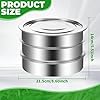 9" Stainless Steel Seed Sprouting Kit 3-Tier Stackable Seed Sprouter Tray, Round Germination Tray Seed Sprout Grower w Encrypted Mesh, Sprouts Maker for Beans,Broccoli Sprouts,Wheat Grass,Microgreens #1