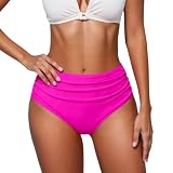 EODJXIO Costume Nero Intero Donna Curvy Due Pezzi Vita Alta Pantaloncino Bikini Brasiliana