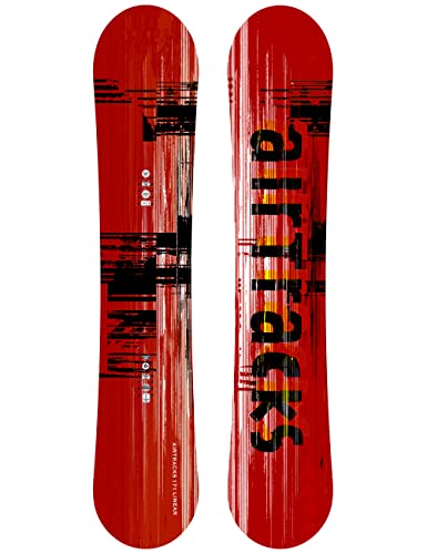 Airtracks Herren Snowboard Freeride Freestyle - Linear Camber Snowboard Extra Wide 161 cm