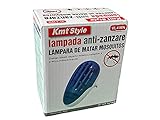 La lámpara dispone de luces UV que atraen insectos Tipo: mosquitos, moscas, etc. Al acercarse, la rejilla de metal libera una descarga eléctrica con alto voltaje de modo que mata estos insectos