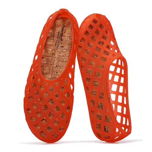 Image of Project Cloud Jelly Shoes Women - Lightweight & Water-Resistant Women's Flats Sandals - Non Slip Womens Shoes - Perfect Summer Jelly Flats for Women 2026 (Jellz)
