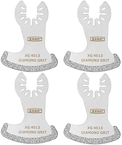 XXGO 4 Pcs Oscillating Multi Tool Diamond Segment Swing Grit Grout Blades XG4001S