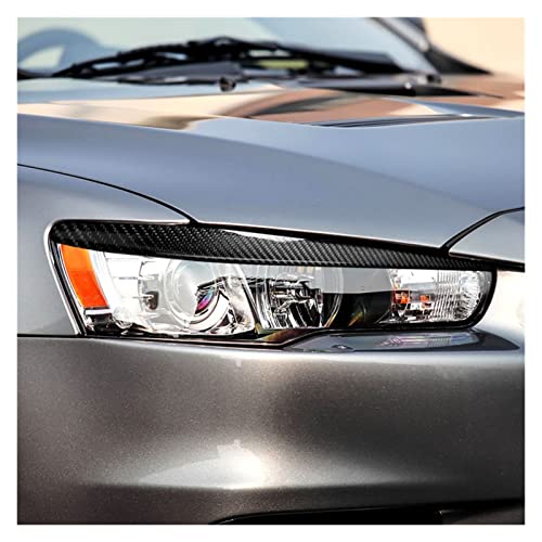 Sourcil de Phare Lancer Evo X Correction Alignement Capot Paupière Avant ABS - 5