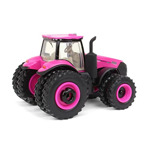 Ertl 1/64 Pink Case Ih Afs Connect Magnum 340 W/Front & Rear Duals 44335 #TOP2