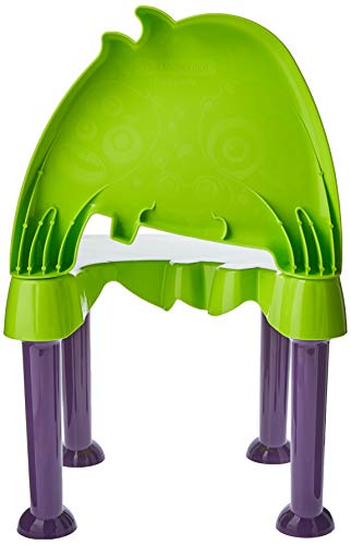 Cadeira Plástica Infantil Montável Monster Tramontina Verde/Lilás