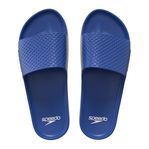 Speedo Entry Slide Sandalias, por Hombre, Azul, 44.5