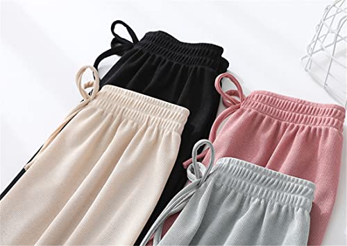 3 Pack of Little Kids Boys Girls Summer Spring Autumn Cotton Linen Printed Soft Trousers Casual Long Ankle Pants4