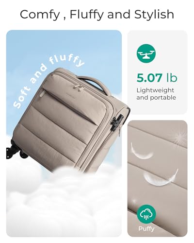 BAGSMART Underseat Carry On with Wet/Dry Pockets
