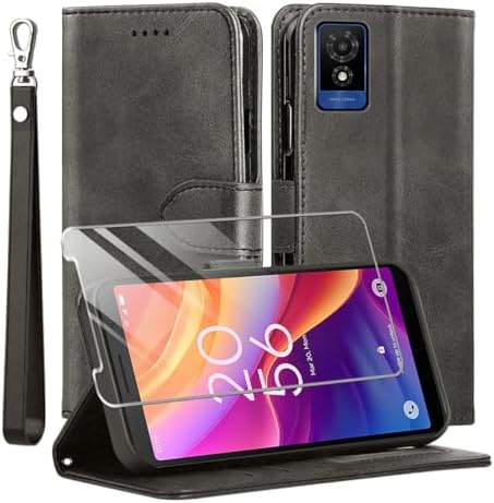 Coque Silicone TCL 501 T433D T433E - Gel TPU Mat, Antichoc, Mince - Inclut Film Protecteur