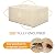 HDCAXKJ Patio Furniture Covers Waterproof Outdoor Chaise Lounge Cover Heavy Duty Lounge Chair Cover with Zipper Weatherproof Patio Pool Chairs Sofa Protector (80"L x 33"W x 35"H, Beige & Brown)