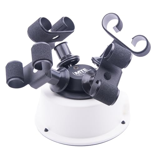MTE Bewegungstechnik Uhrenbeweger (WTS 4 Weiß) bis zu 4 Uhren – Elektronisch gesteuerte Rotation und Pausen – Uhrenbeweger für Automatikuhren – leiser Watch Winder – Made in Germany