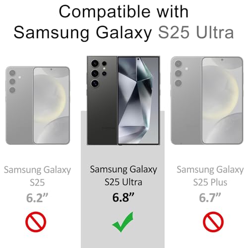 X-level for Samsung Galaxy S25 Ultra Case, Slim Fit Super Soft TPU Phone Cover, with 2X HD Screen Protectors, Ultra-Thin Matte Finish Coating Shockproof Light Case for Galaxy S25 Ultra 6.9 inch, Black by X-level - Image 2