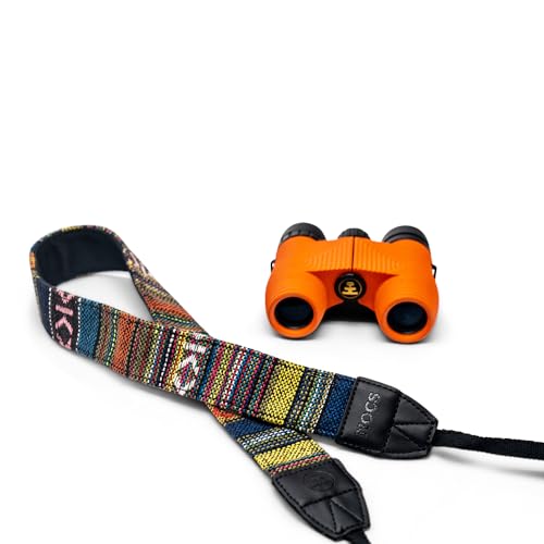 Image of Nocs Provisions Woven Tapestry Strap, Binocular & Camera Reinforced Universal Wide Shoulder & Neck Strap for Men & Women