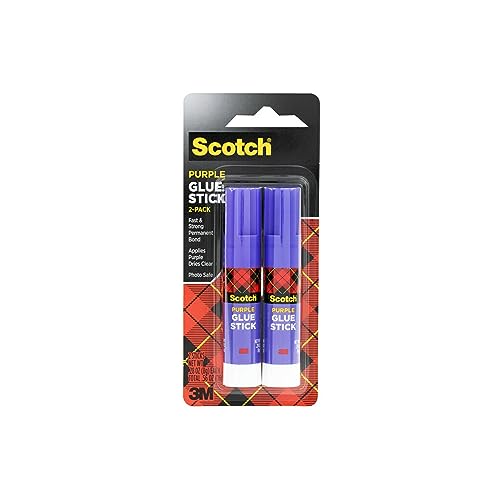 Scotch Purple Glue Sticks, 0.28 Ounces, 2-Pack (6108-2N)