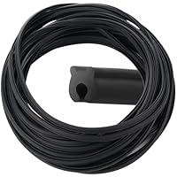 ELEKEE 18m Universal Greenhouse Sealing Strip - Rubber Glazing Seal for Glass Panels | Suitable for Halls, Vitavia, AGL, Gardman Greenhouses