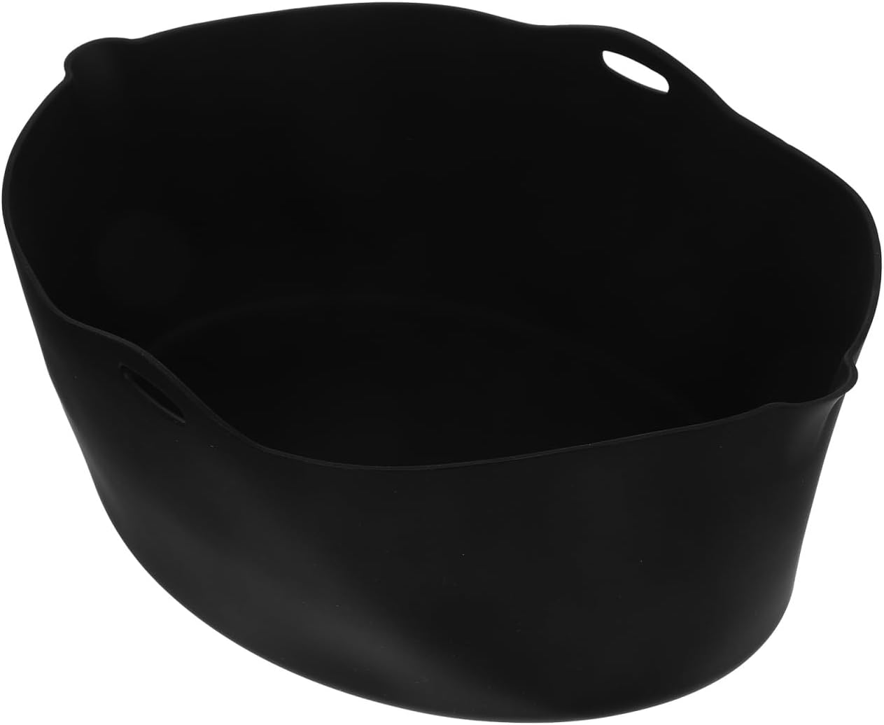 SOLUSTRE Slow Cooker Liner Reusable Silicone Insert for 6-8 Quart Oval Pot Heat Resistant and Dishwasher Safe Kitchen Accessory with Handle Easy to Clean Cooking Liner
