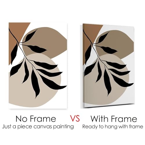 Peinture pour salon moderne et décoration murale triptyque abstrait 40x60cm x3 - 4