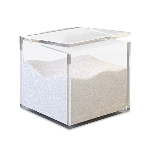 Balvi Salero Cocina Basics Transparente con Tapa Acrílico 11x11x11cm