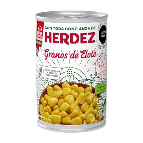 La Mejor Selección de Verduras más recomendados. 35 Herdez Granos de Elote, 400 gr